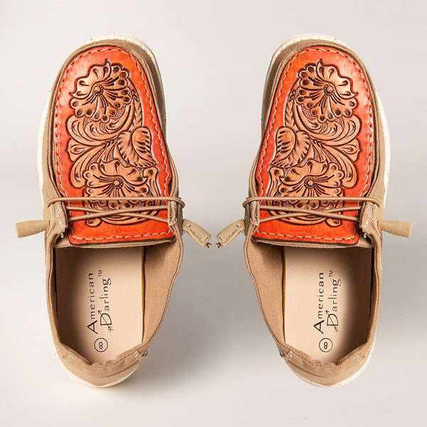 American Darling ADFT133BR11 Hand tooled carved genuine leather trim by Hilason – Cowboy and equestrian accessories