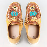 American Darling ADFT133YL5 Hand tooled carved genuine leather trim by Hilason – Cowboy and equestrian accessories