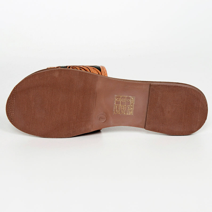 American Darling Hand Tooled, Carved Genuine Leather Sandal Footwear Flip Flop | Tooled