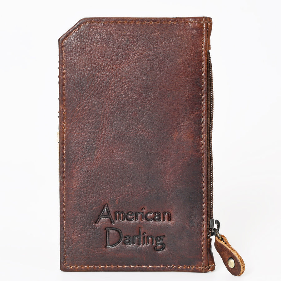 American Darling Card Holder Hair on Genuine Leather | Business Credit Sports