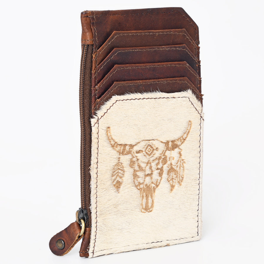 American Darling ADCCM101E Card-Holder Hair On Genuine Leather women by Hilason – Cowboy and equestrian accessories