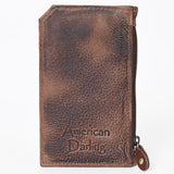 American Darling Card Holder Hair on Genuine Leather | Card Holder | Business Card Holder | Credit Card Holder | Leather Card Holder