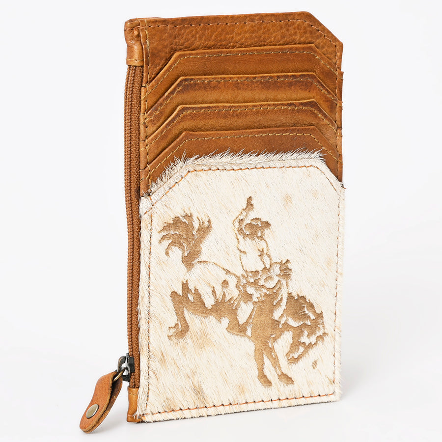 American Darling ADCCM101I Card-Holder Hair On Genuine Leather women by Hilason – Cowboy and equestrian accessories