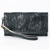 American Darling Clutch Hand Tooled Genuine Leather women bag western