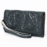 American Darling Clutch Hand Tooled Genuine Leather women bag western handbag purse