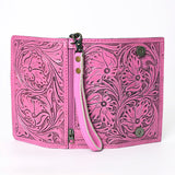 American Darling Clutch Hand Tooled Genuine Leather women bag western