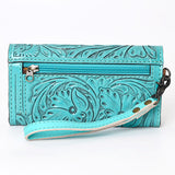 American Darling Clutch Hand Tooled Genuine Leather women bag western