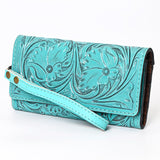 American Darling Clutch Hand Tooled Genuine Leather women bag western handbag purse