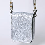 American Darling Cell Phone Holder Hand Tooled Genuine Leather women bag western handbag purse