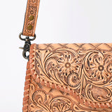 American Darling ADBG1137A Clutch Hand Tooled Genuine Leather women bag western handbag purse