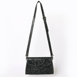 American Darling ADBG1137A Clutch Hand Tooled Genuine Leather women bag western handbag purse