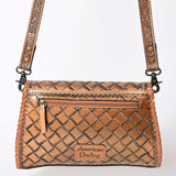 American Darling ADBG1137A Clutch Hand Tooled Genuine Leather women bag western handbag purse