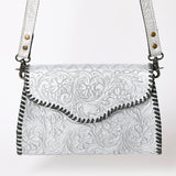 American Darling ADBG1137A Clutch Hand Tooled Genuine Leather women bag western handbag purse