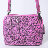 American Darling Cross Body Hand Tooled Genuine Leather women bag western handbag purse