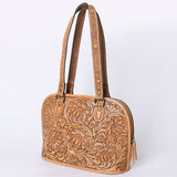 American Darling ADBG1139A Tote Hand Tooled Genuine Leather women bag by Hilason – Cowboy and equestrian accessories