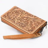 American Darling Clutch Hand Tooled Genuine Leather women bag western handbag purse