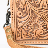 American Darling Clutch Hand Tooled Genuine Leather women bag western