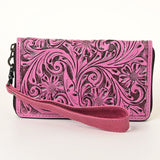 American Darling Clutch Hand Tooled Genuine Leather women bag western handbag purse