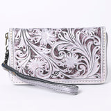 American Darling Clutch Hand Tooled Genuine Leather women bag western handbag purse