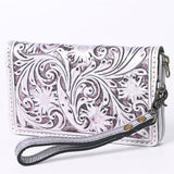 American Darling Clutch Hand Tooled Genuine Leather women bag western handbag purse