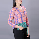 American Darling Clutch Hand Tooled Genuine Leather women bag western handbag purse