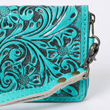 American Darling Clutch Hand Tooled Genuine Leather women bag western handbag purse