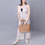 American Darling Tote Hand Tooled Genuine Leather women bag western handbag purse