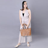 American Darling Tote Hand Tooled Genuine Leather women bag western handbag purse