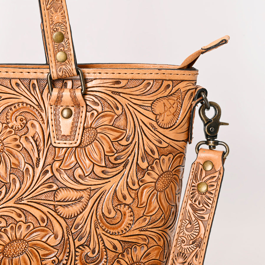 American Darling Tote Hand Tooled Genuine Leather Western Women Bag Handbag Purse | Travel Bags College Casual