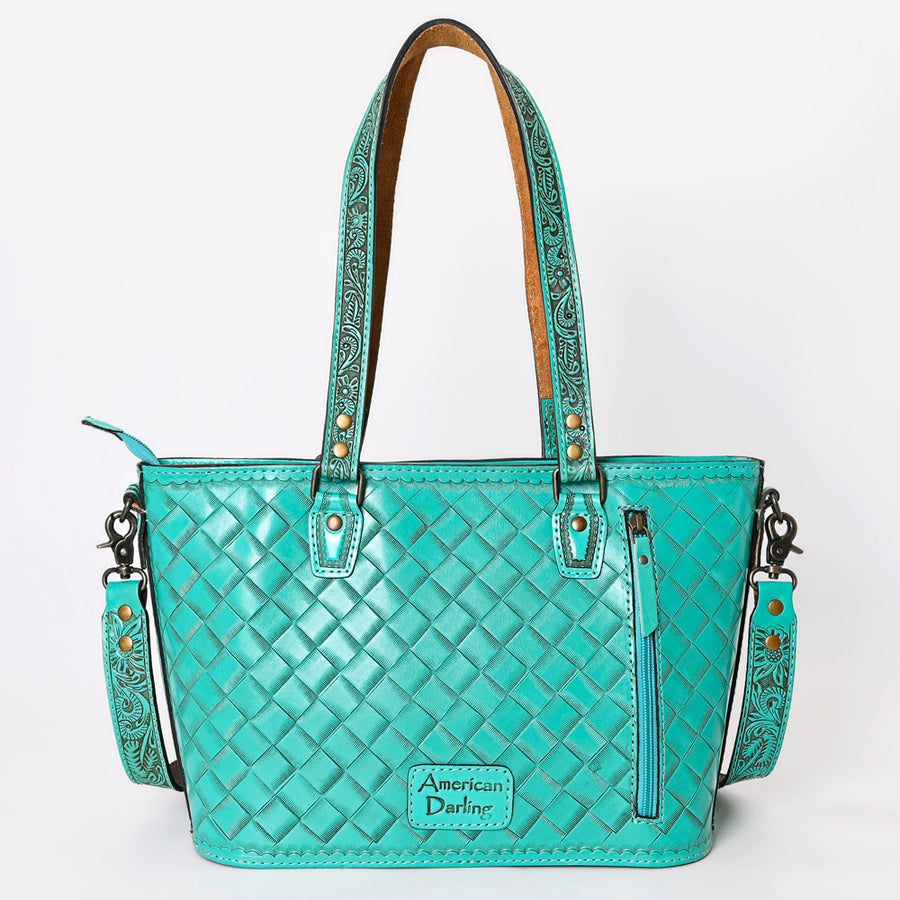 American Darling Tote Hand Tooled Genuine Leather Western Women Bag Handbag Purse | Travel Bags College Casual