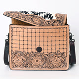 American Darling ADBGZ738 Crossbody Hand Tooled Saddle Blanket Genuine Leather Women Bag Western Handbag Purse