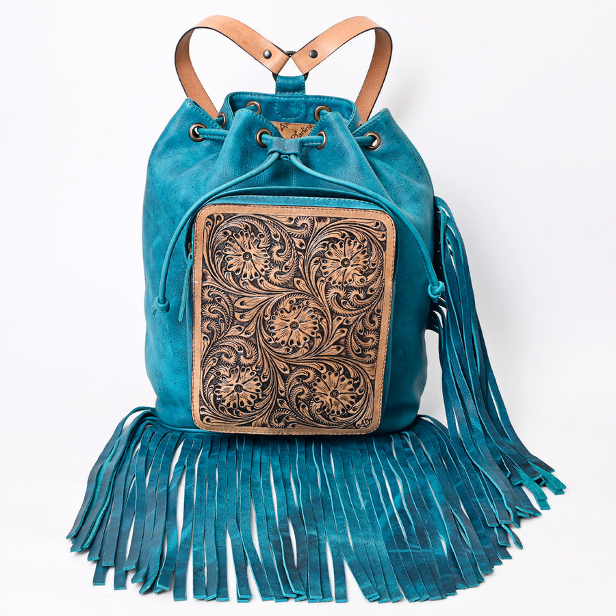 American Darling Backpack Hand Tooled Genuine Leather Western Women Bag Handbag Purse | for Laptop