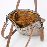 American Darling Tote Crocodile Embossed Genuine Leather Women Bag Western Handbag Purse