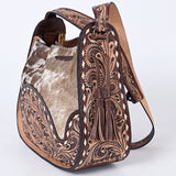 ADBG1144 American Darling Hobo Hand Tooled Hair-On Genuine Leather women bag western handbag purse