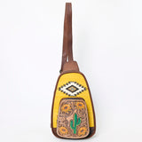 American Darling Sling Hand Tooled Saddle Blanket Genuine Leather