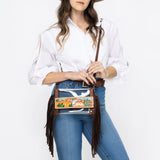 ADBG1152 American Darling Hand Tooled Genuine Leather Women Bag W.