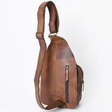 ADBG1153 American Darling Sling Hand Tooled Genuine Leather women bag