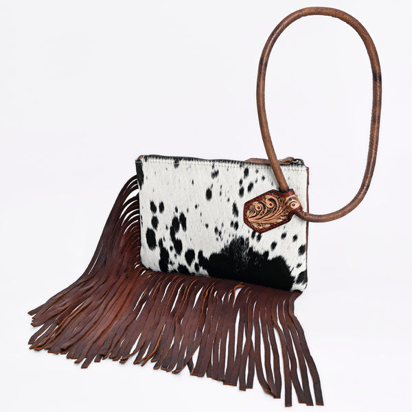 ADBG1155 American Darling Wristlet Hair-On Genuine Leather women bag by Hilason – Cowboy and equestrian accessories