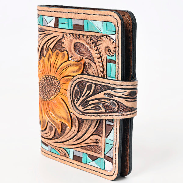 ADBG1156 American Darling Wallet Hand Tooled Genuine Leather women bag by Hilason – Cowboy and equestrian accessories