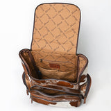 American Darling Backpack Hand Tooled Hair-onGenuine Leather women bag