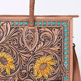 American Darling Tote Hand Tooled Genuine Leather women bag western