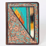 ADBG1160 American Darling Portfolio Bag Hand Tooled Saddle Blanket