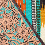 ADBG1160 American Darling Portfolio Bag Hand Tooled Saddle Blanket