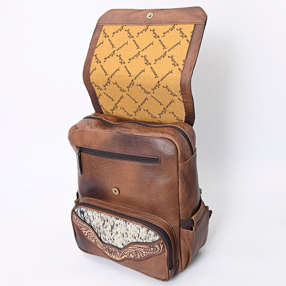Oily Calf Leather Hand Tooled Backpack (2 colors) – Luckless Outfitters