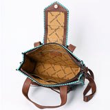 American Darling Western Tote Bag Handcrafted from Hair-On Cowhide & Genuine Leather | Concho Detail & Fringe