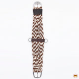 HILASON Horse Western 27 Strand Double Weave Two-Tone Roper Cinch Girth | Strap