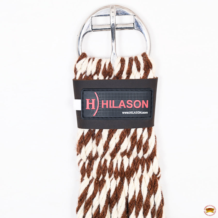 HILASON Horse Western 27 Strand Double Weave Two-Tone Roper Cinch Girth | Strap
