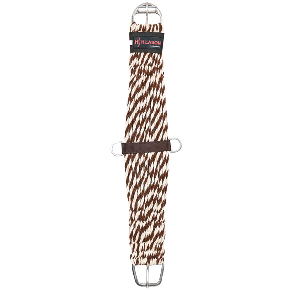 HILASON H. W. 27 Strand Double Weave Two-Tone Roper Cinch Girth – by Hilason – Cowboy and equestrian accessories