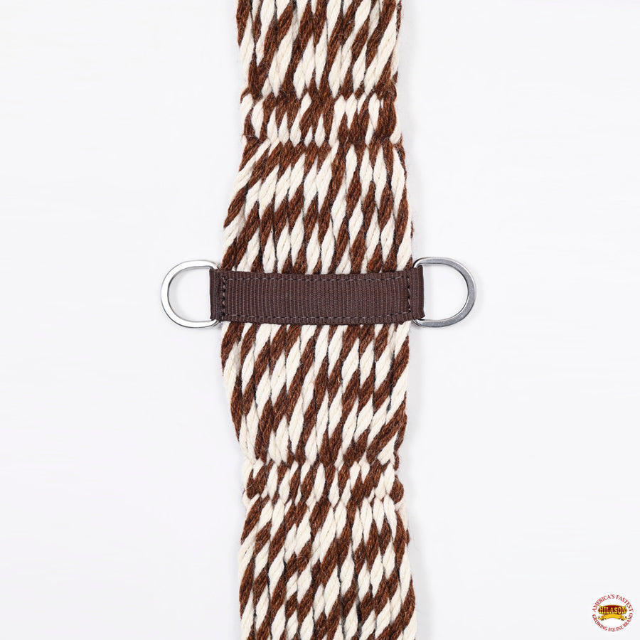 HILASON Horse Girth Western Wool 27 Strand Breathable Saddle Cinch Stainless Steel | Strap for Horses Back