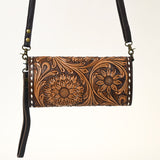 American Darling ADBGA357 Hand Tooled Genuine Leather women bag western handbag purse